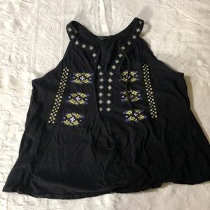 Boho embroidered shirt
